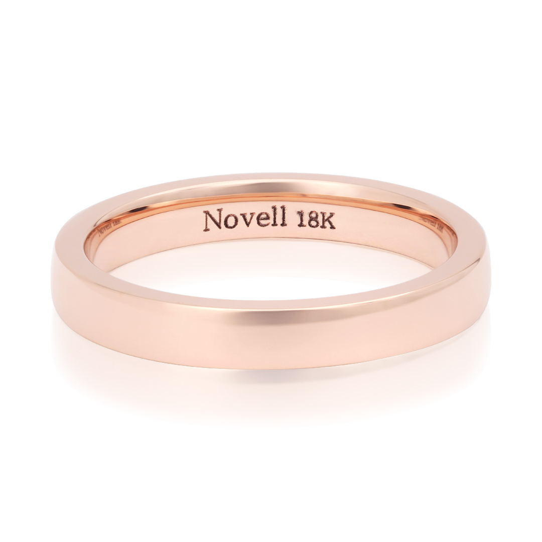 TIVOL 18K Rose Gold High Polish Men