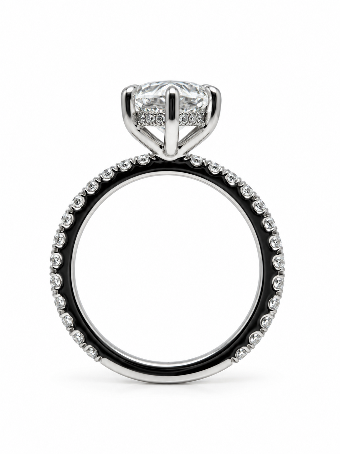 3.00 Carat Lab-Grown Hexagon Diamond Engagement Ring in 14k Gold l Size 6