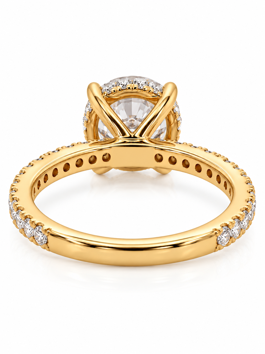 3.00 Carat Lab-Grown Round Brilliant Diamond Engagement Ring l Size 6