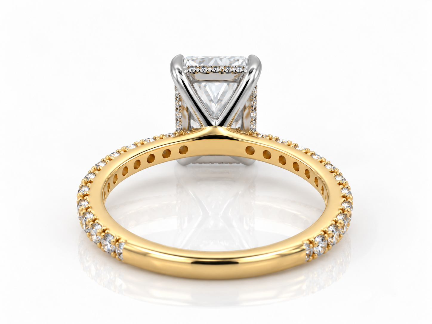 3.00 Carat Lab-Grown Radiant Cut Diamond Engagement Ring l Size 6