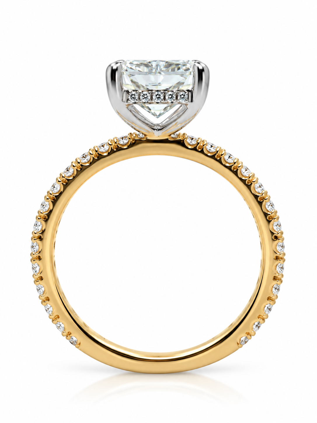 3.00 Carat Lab-Grown Radiant Cut Diamond Engagement Ring l Size 6