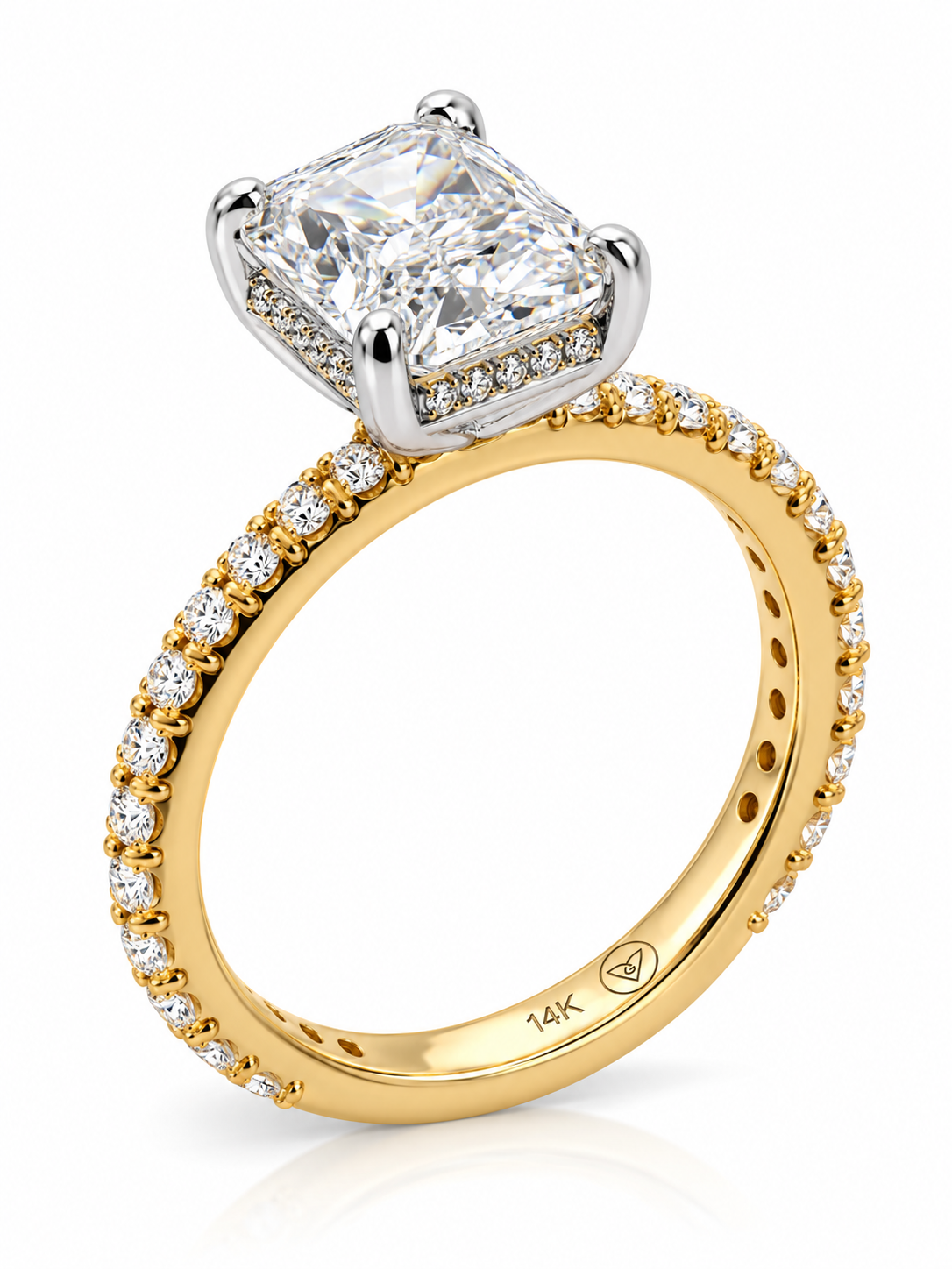 3.00 Carat Lab-Grown Radiant Cut Diamond Engagement Ring l Size 6