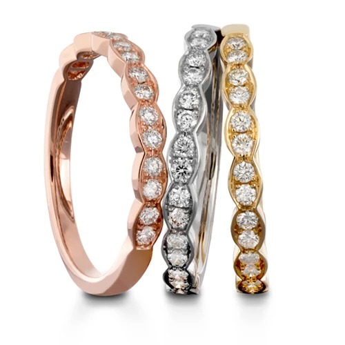 HEARTS ON FIRE Lorelei Floral Diamond Band