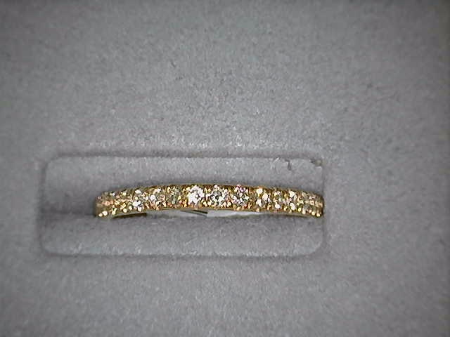 6.5 14KR .30ct G-H SI Diamond Band Triangle Prong (17)