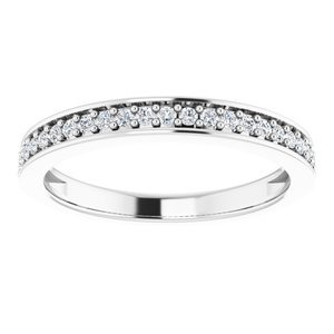 White Gold 1/5ctw Diamond Anniversary Band