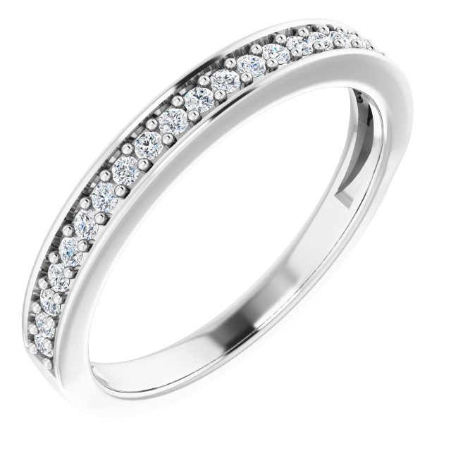 White Gold 1/5ctw Diamond Anniversary Band