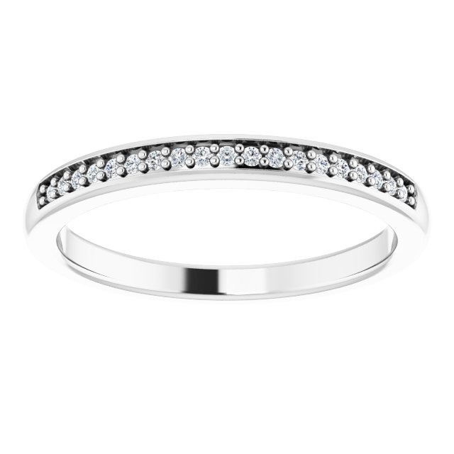 White Gold 1/5ctw Diamond Anniversary Band