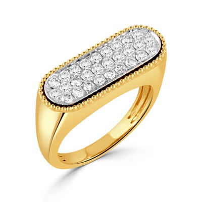 Yellow Gold 3/5ctw Diamond Ring l DOVES