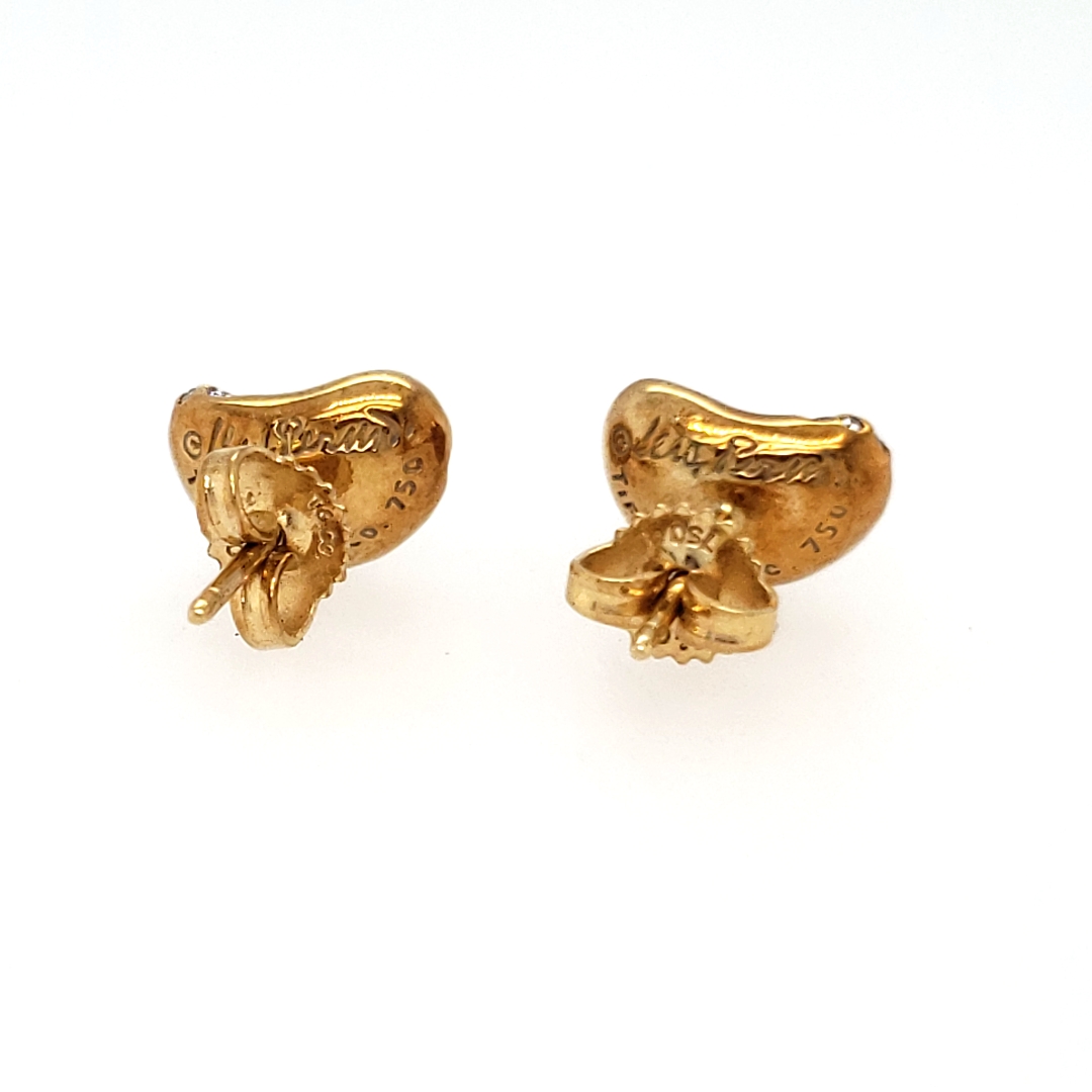 Tiffany & Co. Elsa Peretti Bean design Earrings l Pre-Owned