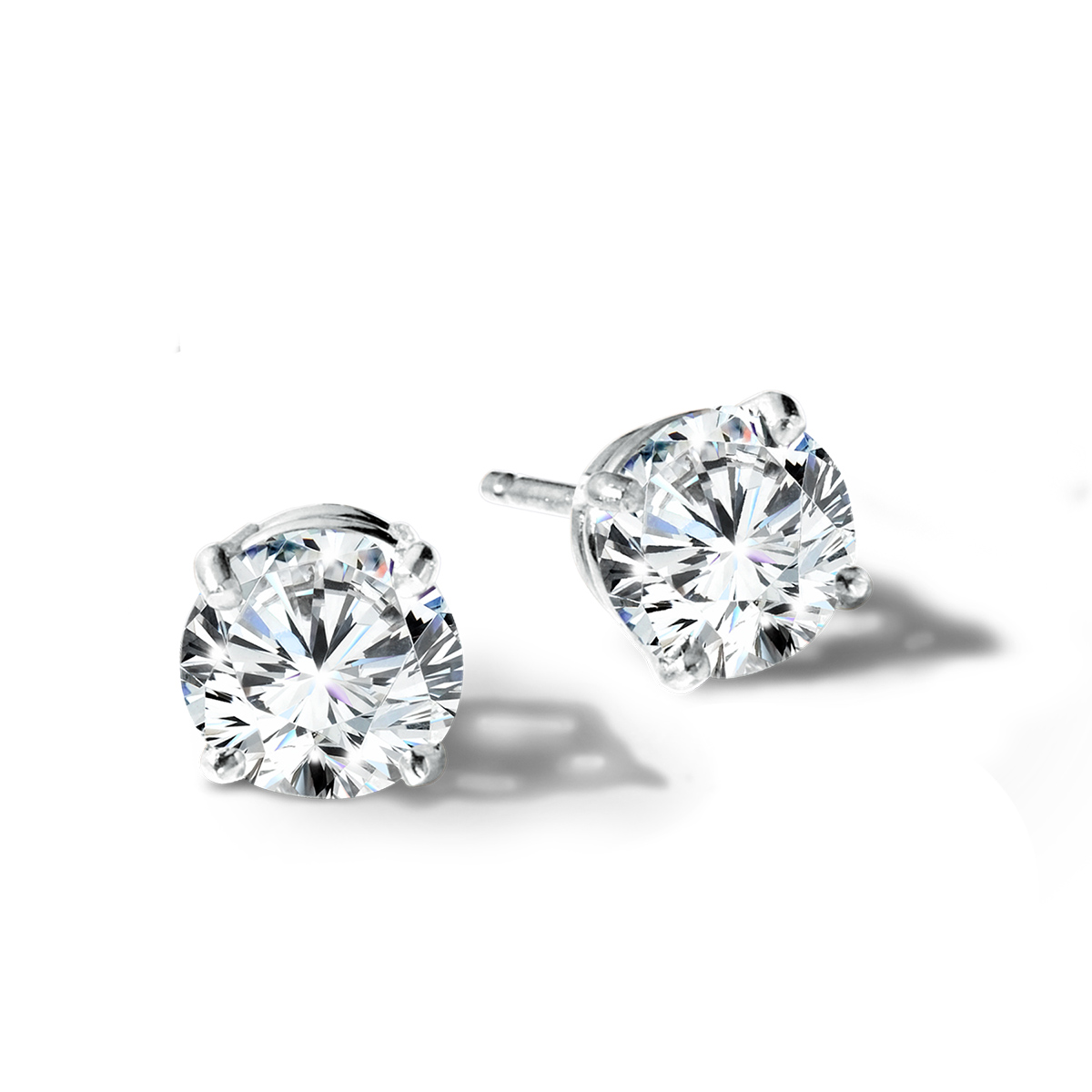 Solitaire Lab-Grown Diamond Stud Earrings | VRAI