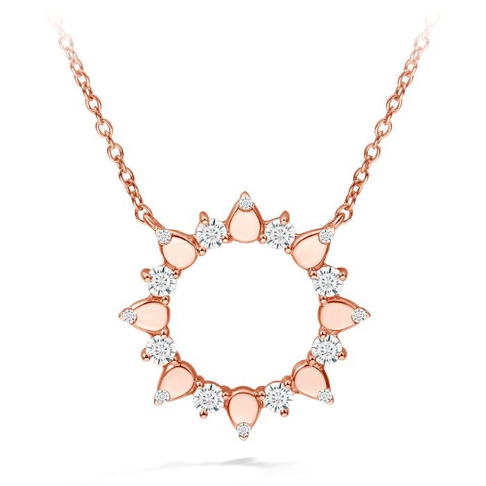 Hearts on Fire .50 TCW Aerial Eclipse Medium Necklace