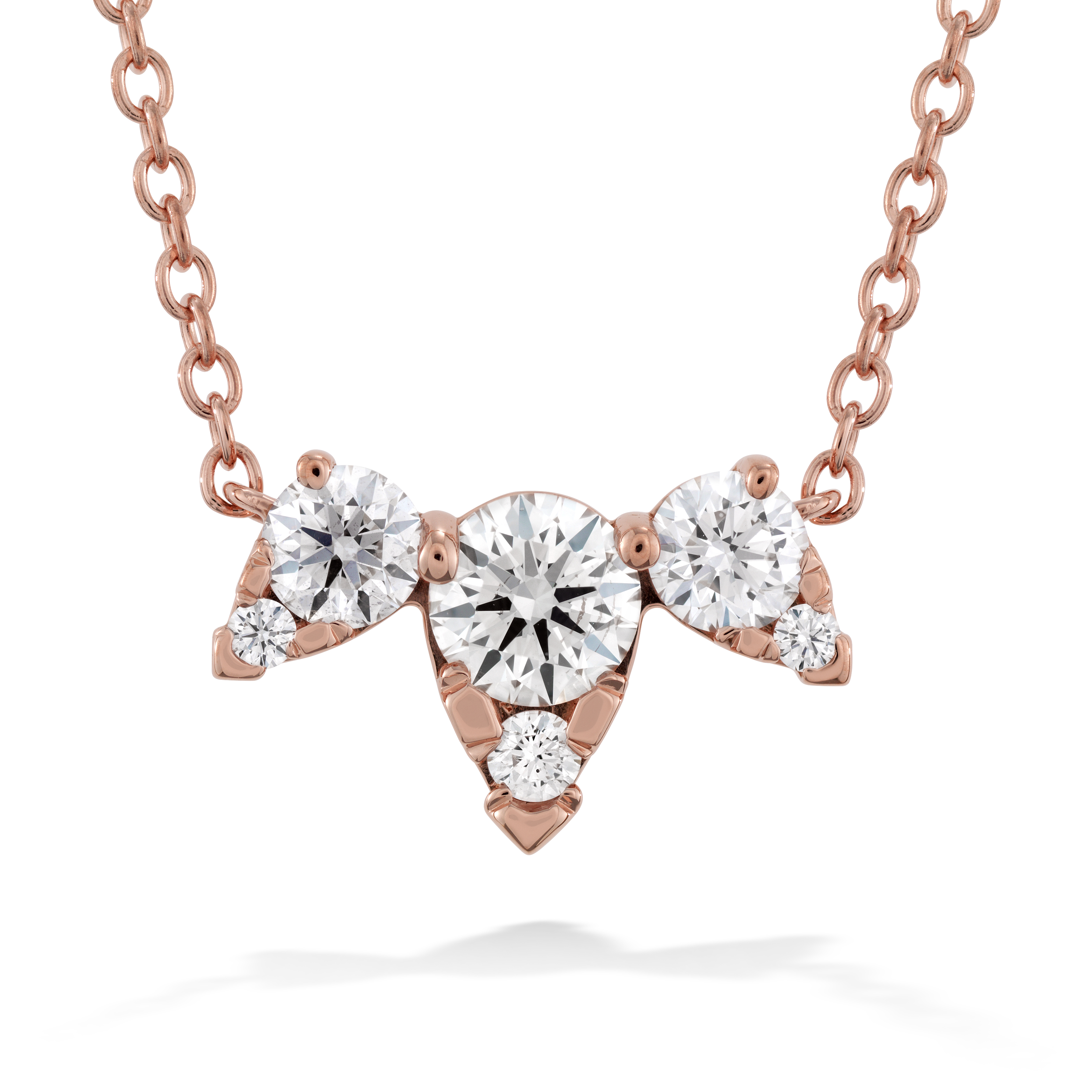 HEARTS ON FIRE Aerial Triple Diamond Necklace