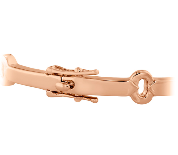 HEARTS ON FIRE Copley 1 1/10ctw Diamond Bangle Bracelet in 18k Rose Gold