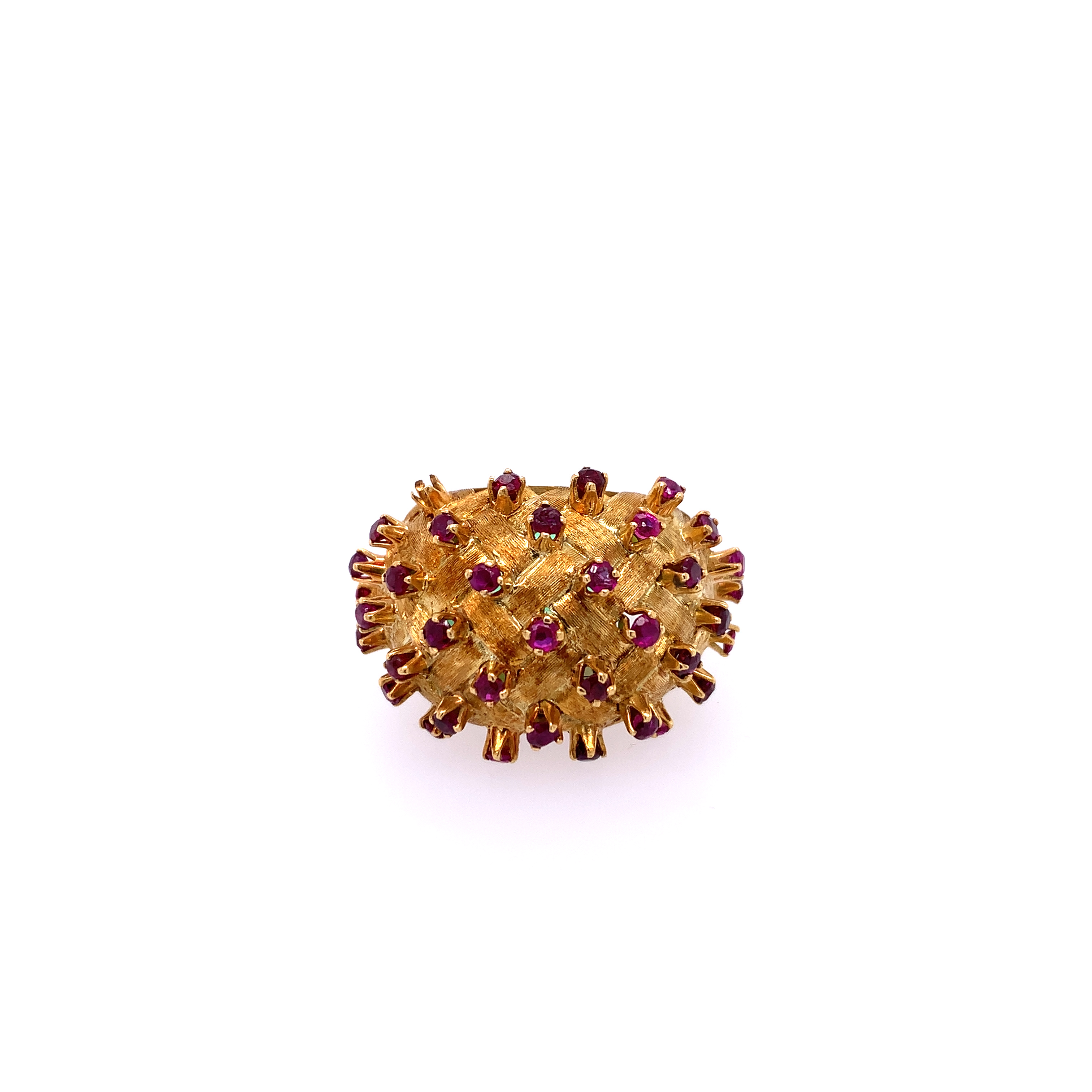 Vintage 18kyg Ruby and Gold ring