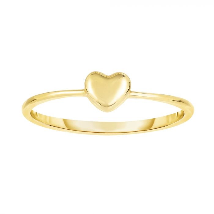 Yellow Gold Mini Heart Ring