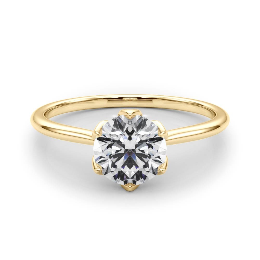 14ky Solitaire Mounting for .75ct Center
