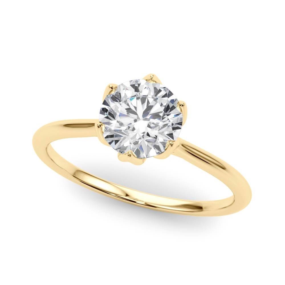 14ky Solitaire Mounting for .75ct Center