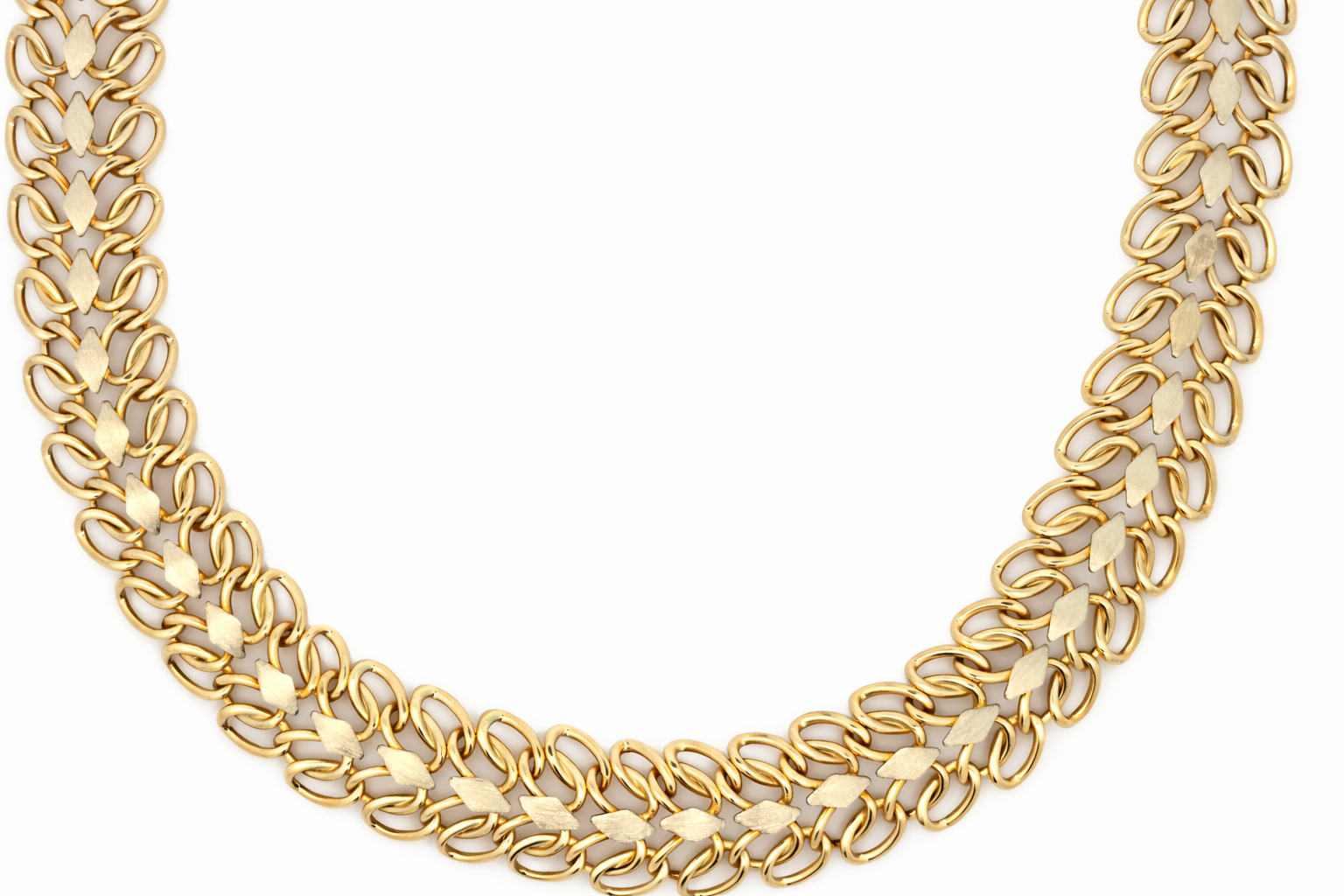 Yellow Gold Elegant Gold Chain Necklace l 17 inches