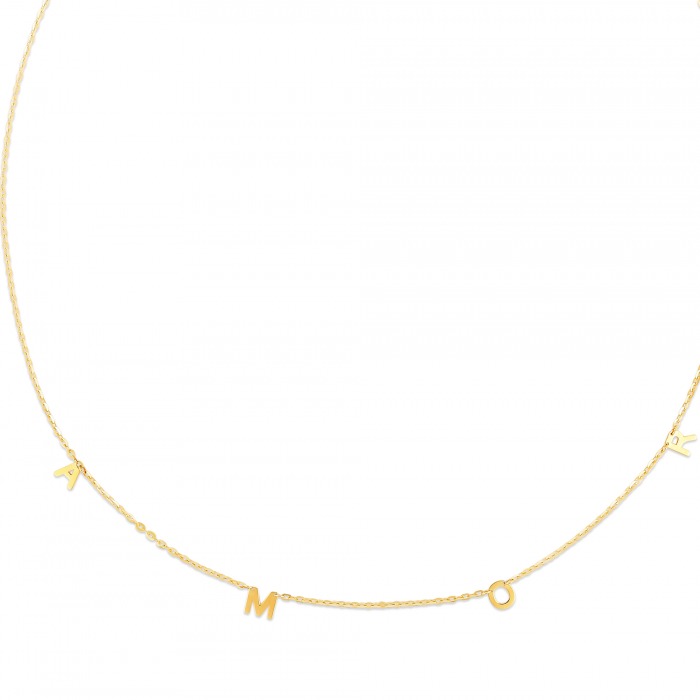 Yellow Gold AMOR Necklace