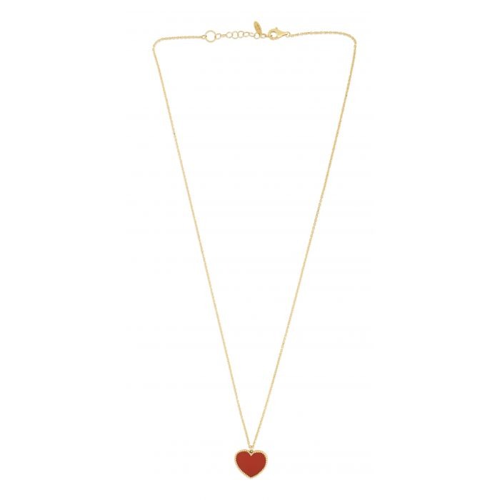 Necklace Louis Vuitton Red in Gold plated - 35899122