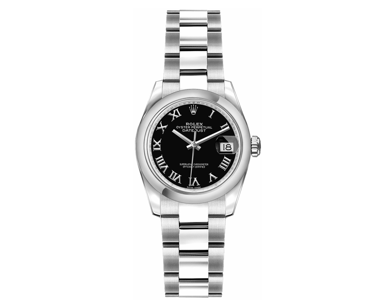 Ladies Rolex Datejust 179160 Black Dial