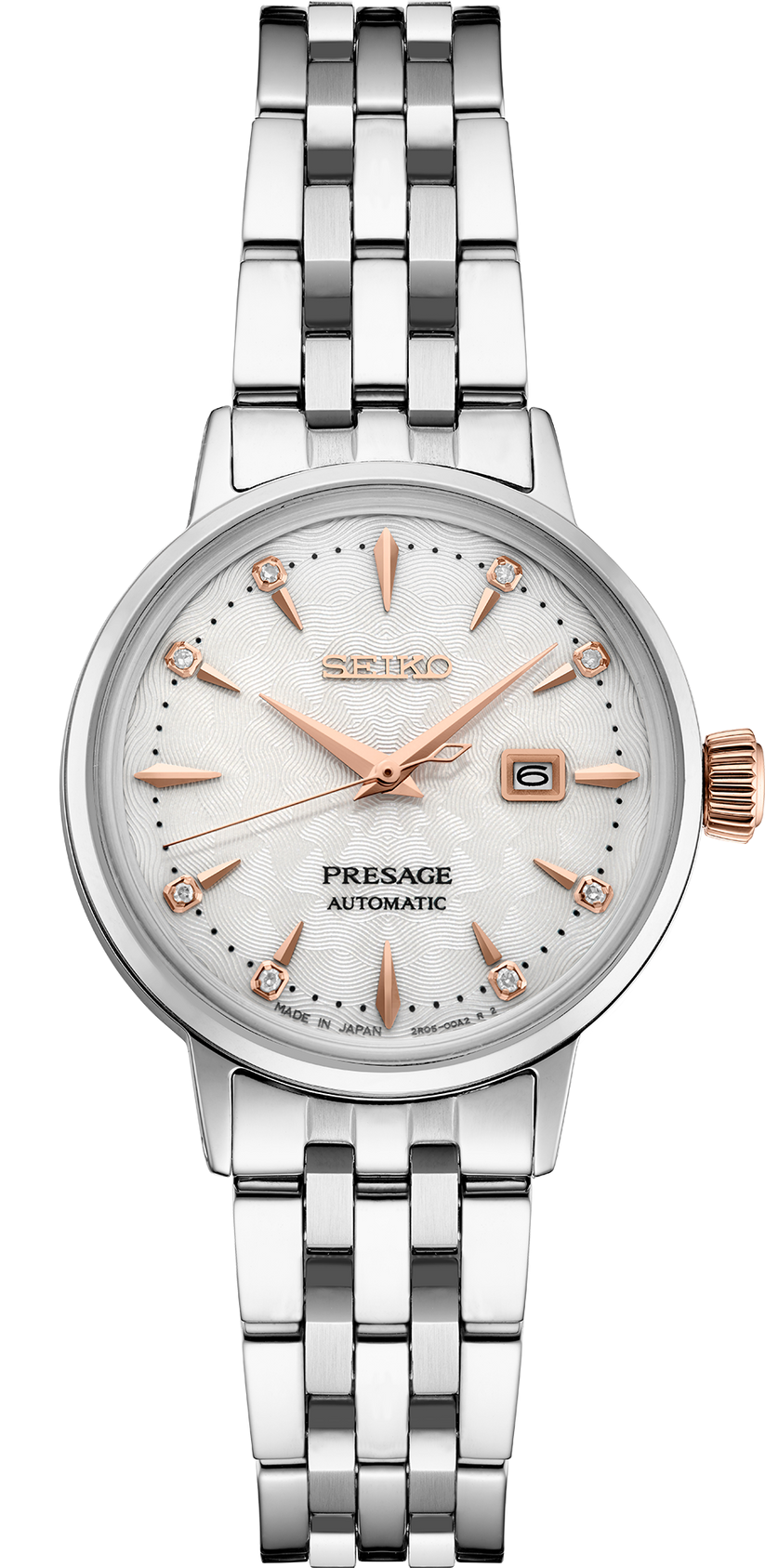 Women's Presage Cocktail Time Automatic White Dial Two-tone l SEIKO