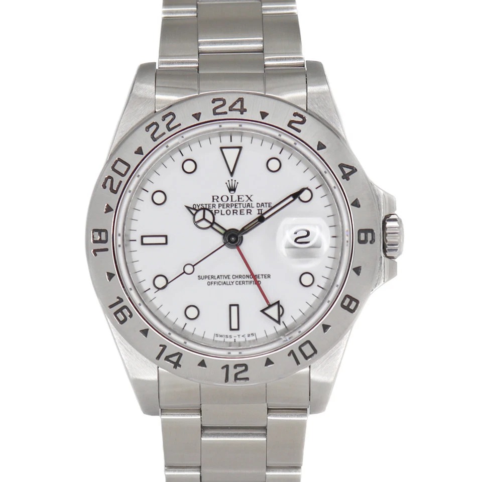 Rolex Exlplorer II 16570 White Dial l Pre-Owned