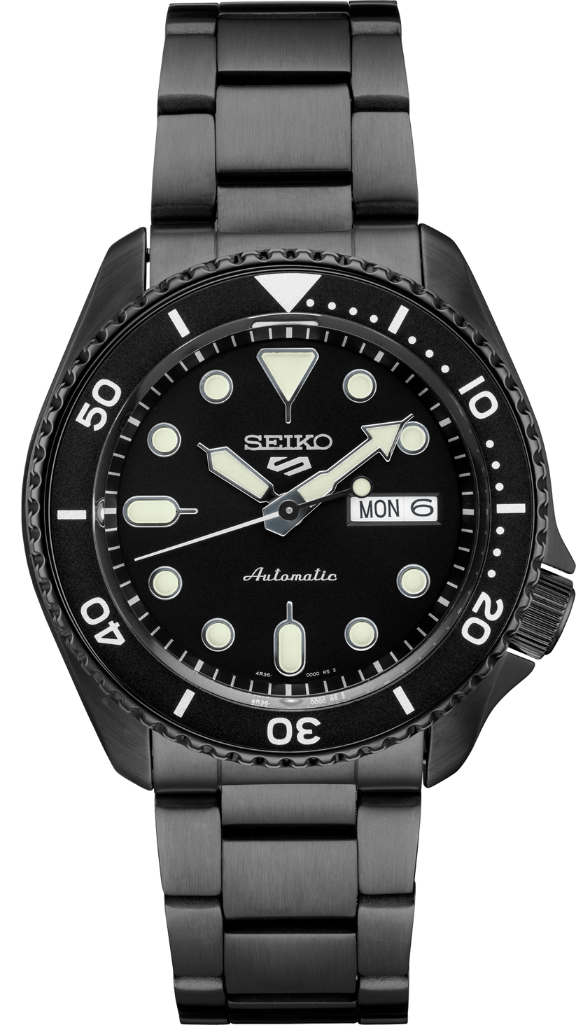 Men's Black 5 Sports Watch l SEIKO