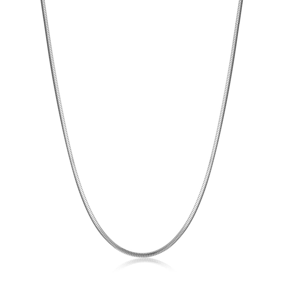 ANIA HAIE Silver Snake Chain Necklace
