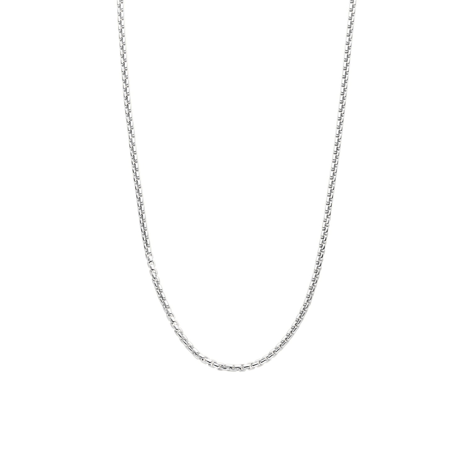 TI SENTO Sterling Silver Square Box Pendant Necklace l 17 3/4 inches