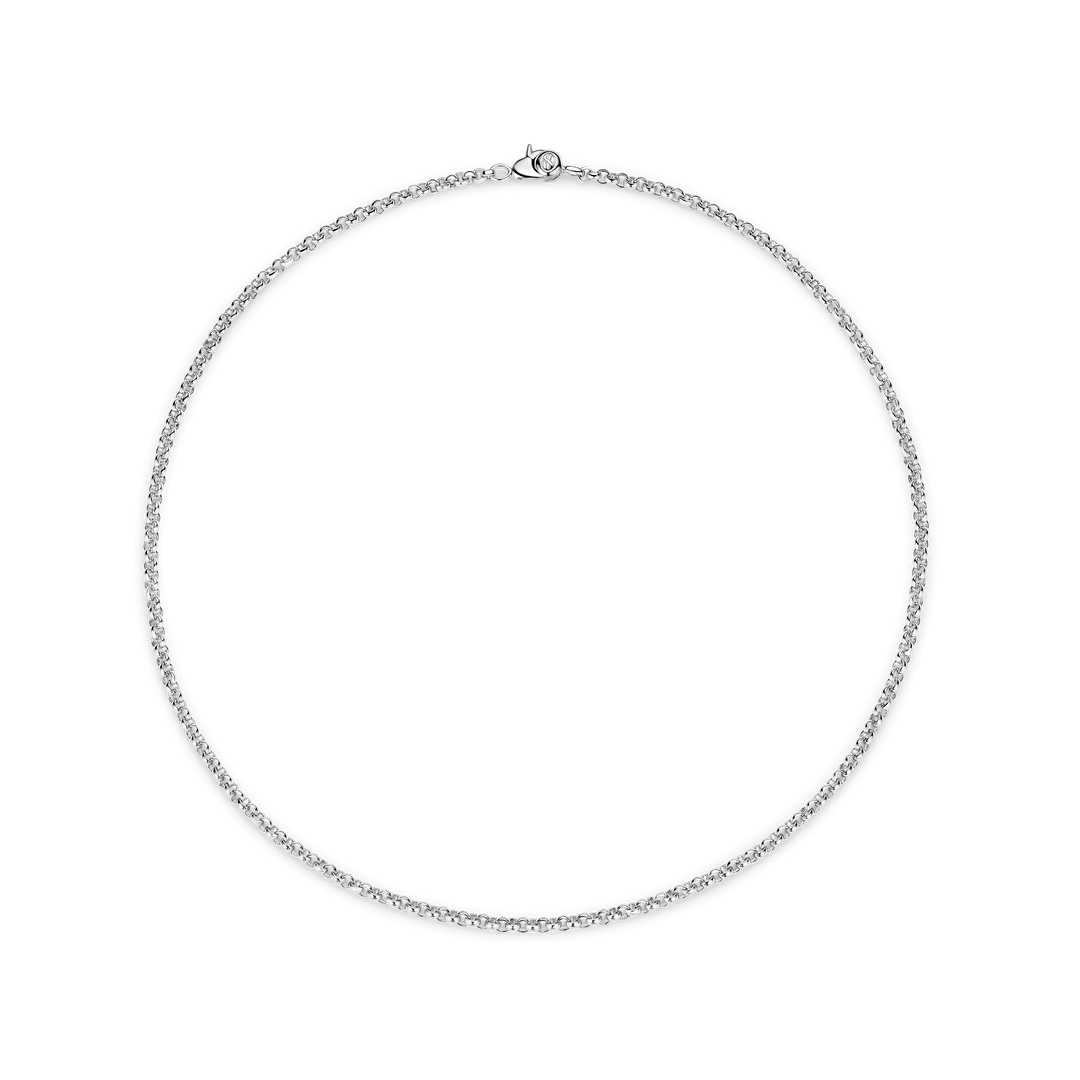 TI SENTO Sterling Silver Rolo Pendant Chain Necklace l 17 3/4 inches
