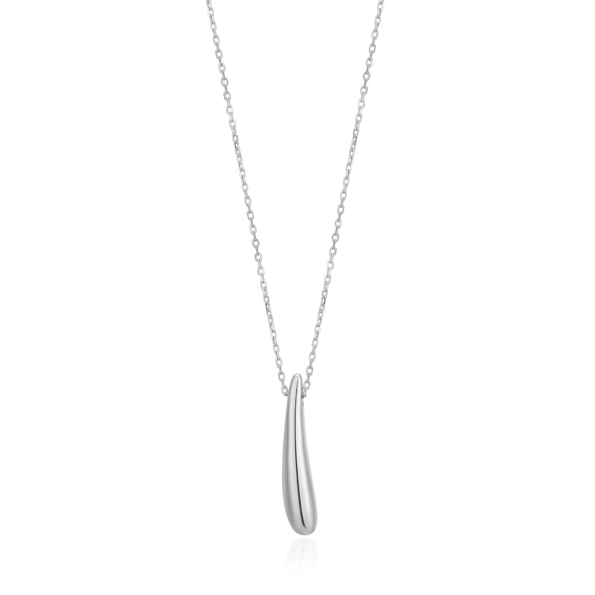 ANIA HAIE Silver Luxe Drop Necklace