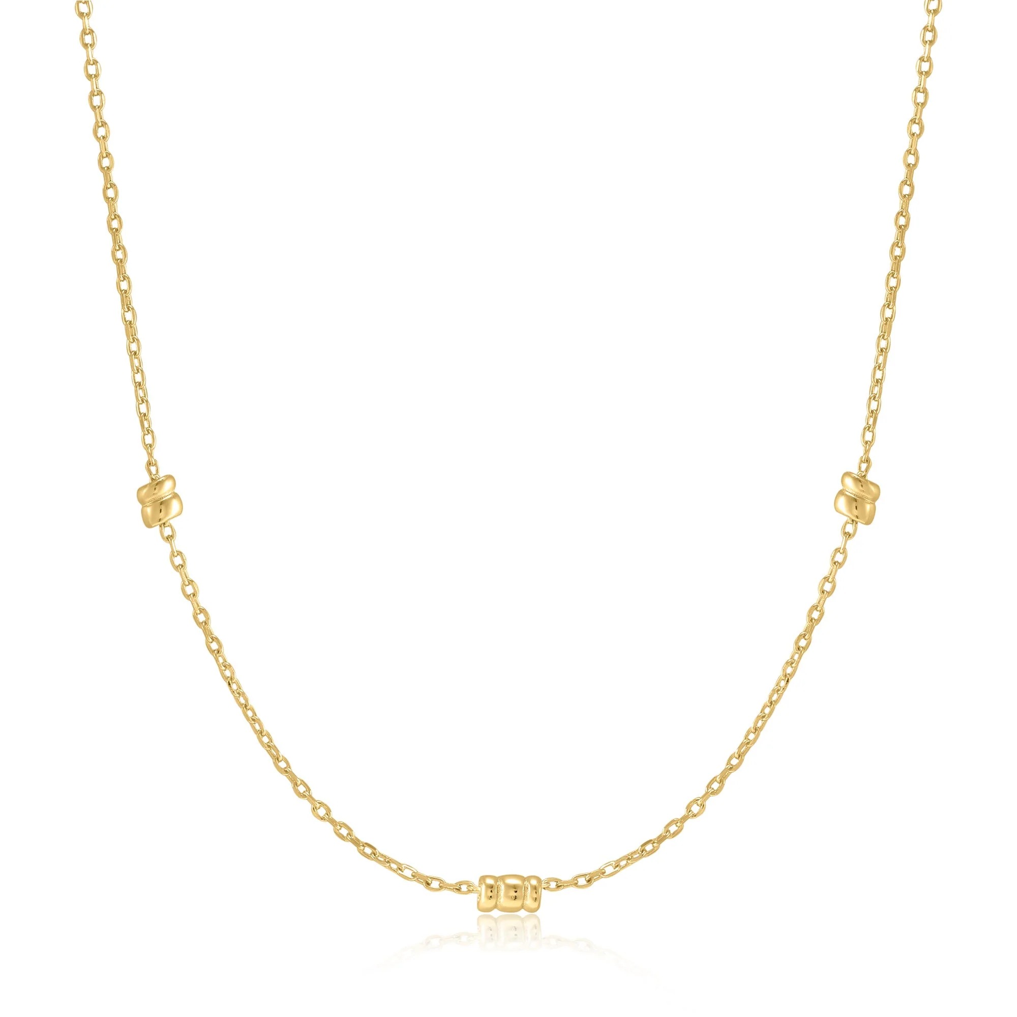 ANIA HAIE Gold Smooth Twist Chain Necklace