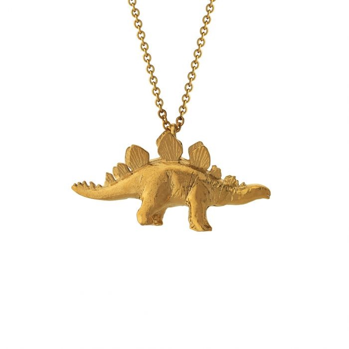 Alex Monroe Stegosaurus Necklace l Gold-plated