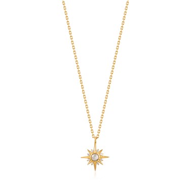 Midnight Star Necklace, Gold-plate l ANIA HAIE