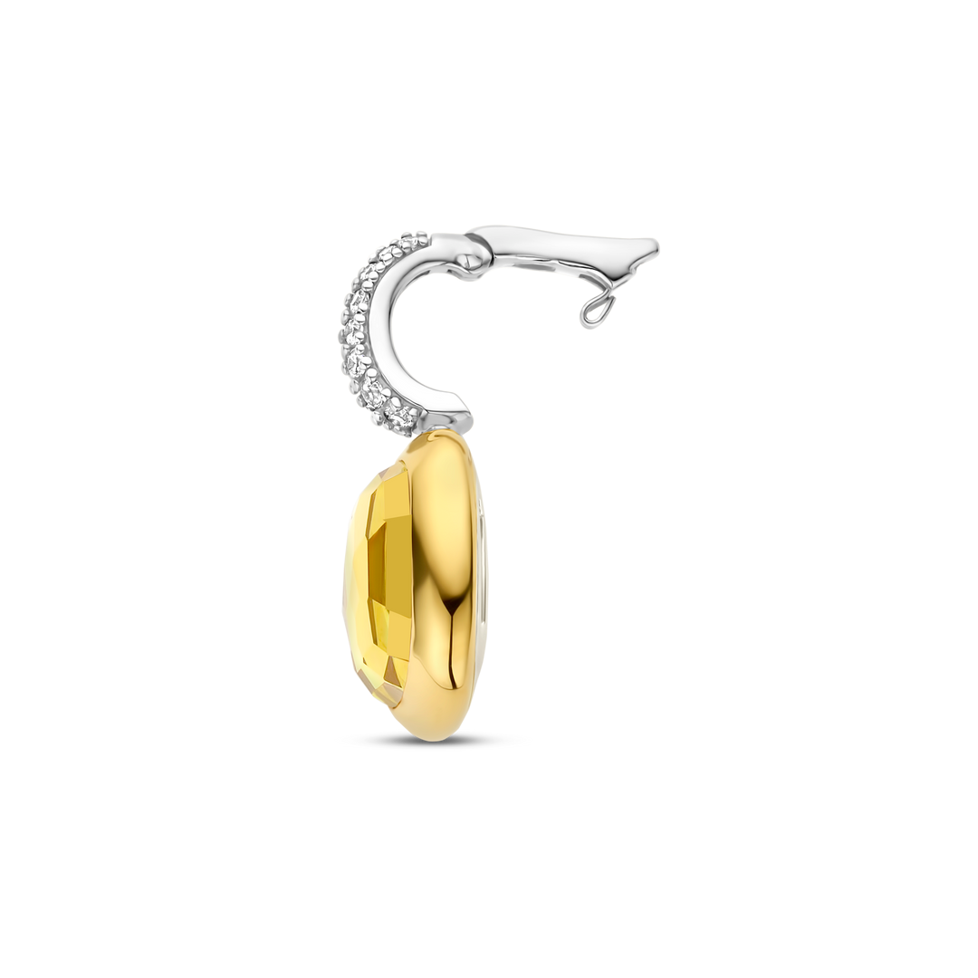 TI SENTO 6829DY Silver and Gold-plate Pendant Necklace l 17.70 inches
