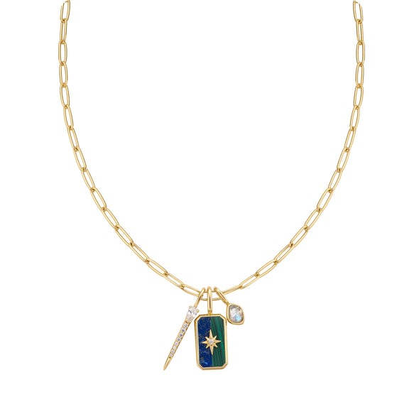 ANIA HAIE Gold Link Charm Chain Necklace, Gold-plate l 17.70 inches