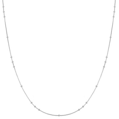 ANIA HAIE Sterling Silver Mini Bead Station Necklace