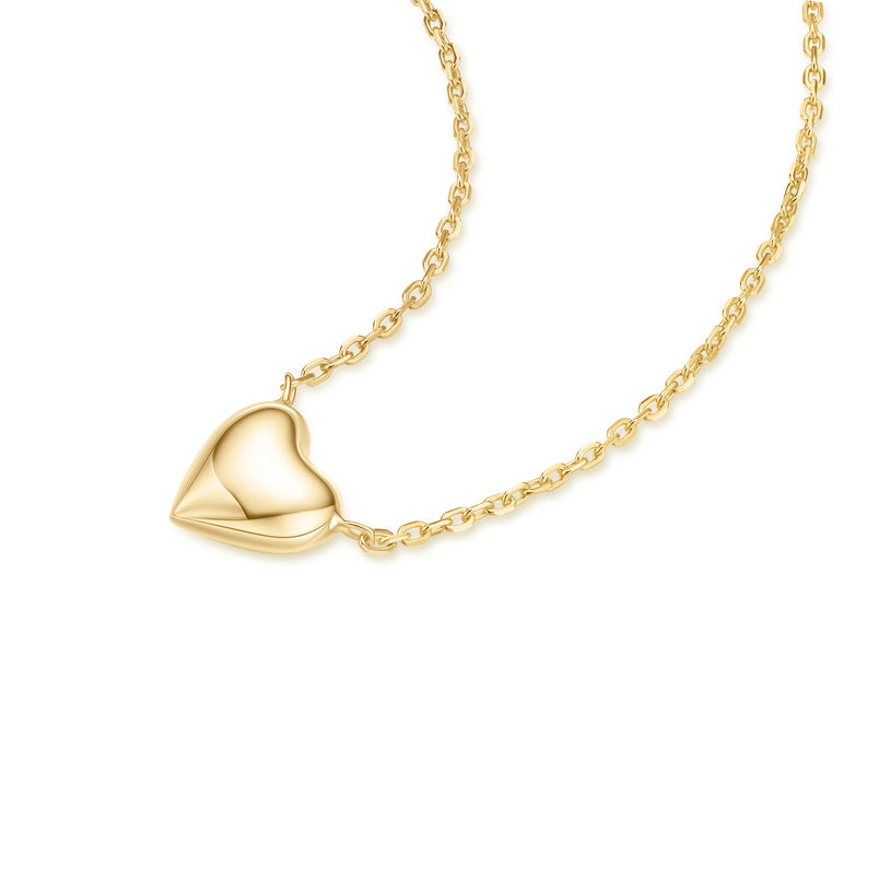 ANIA HAIE Sterling Silver, Gold-plate Sweetheart Pendant Necklace