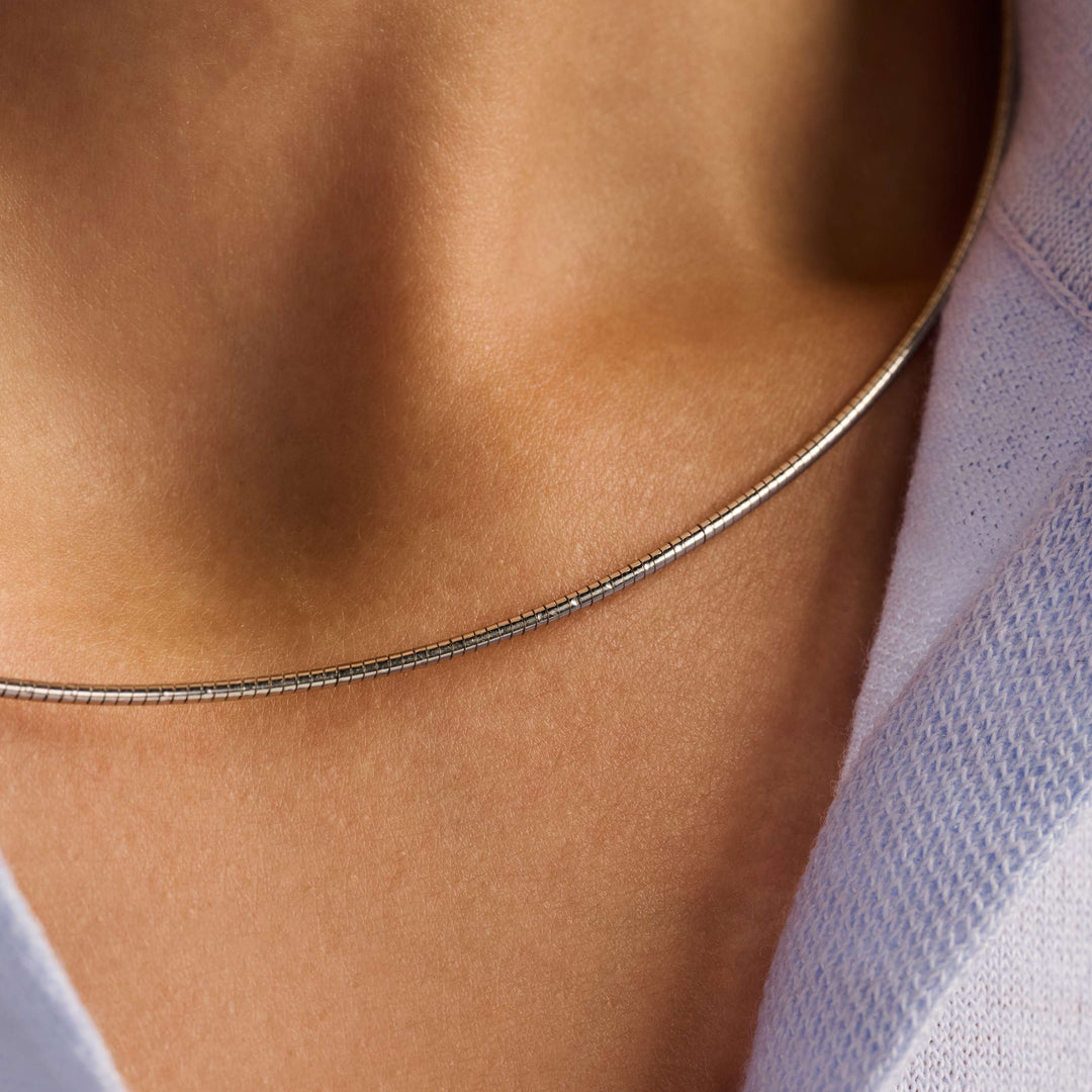 Sterling Silver Round Necklace l TI SENTO
