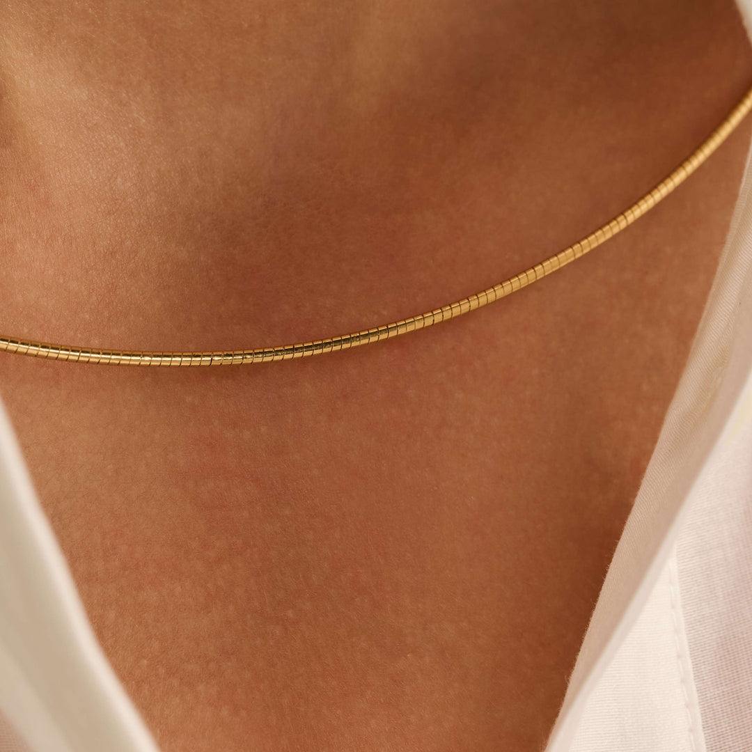 Sterling Silver and 18k Gold Vermeil Round Necklace l TI SENTO
