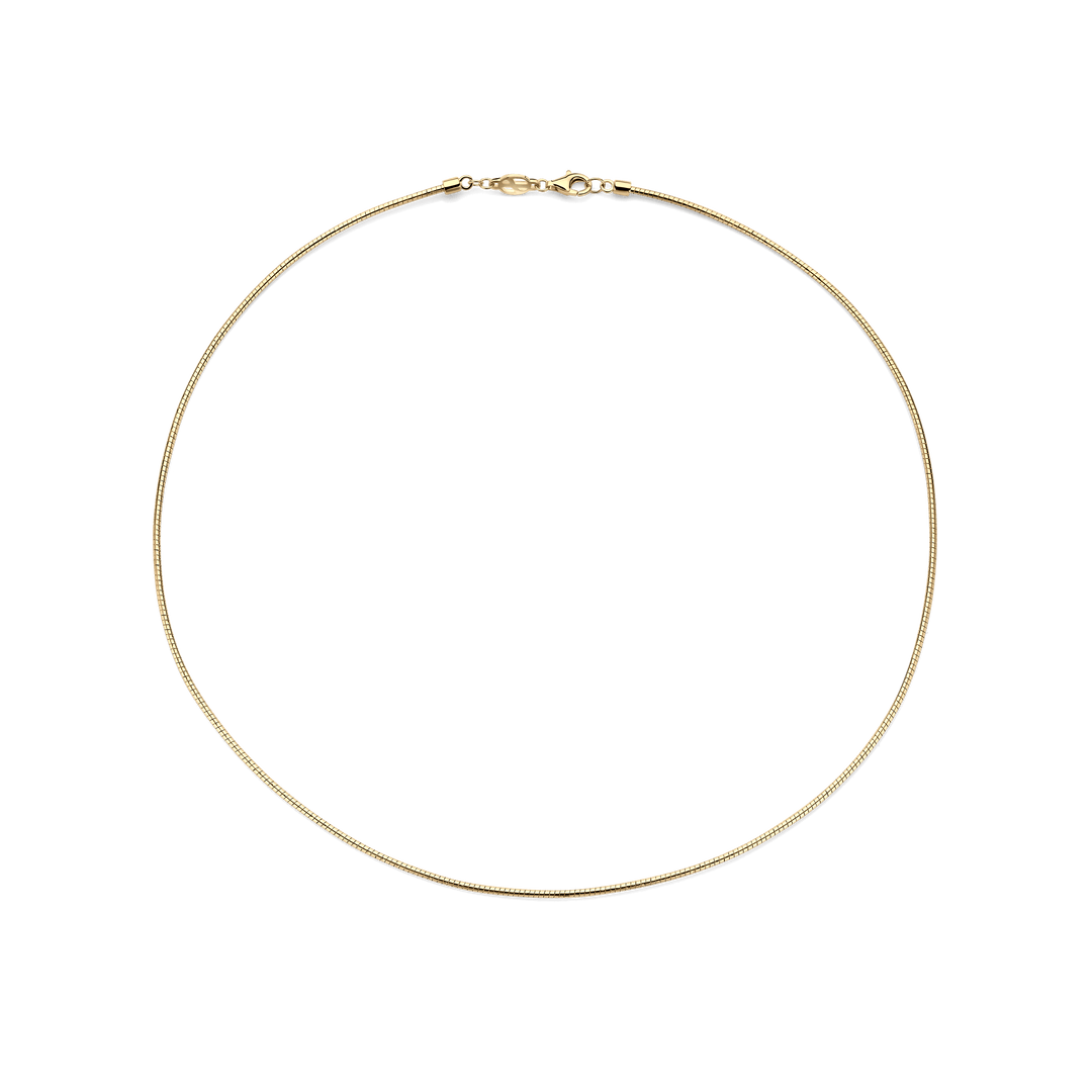 Sterling Silver and 18k Gold Vermeil Round Necklace l TI SENTO