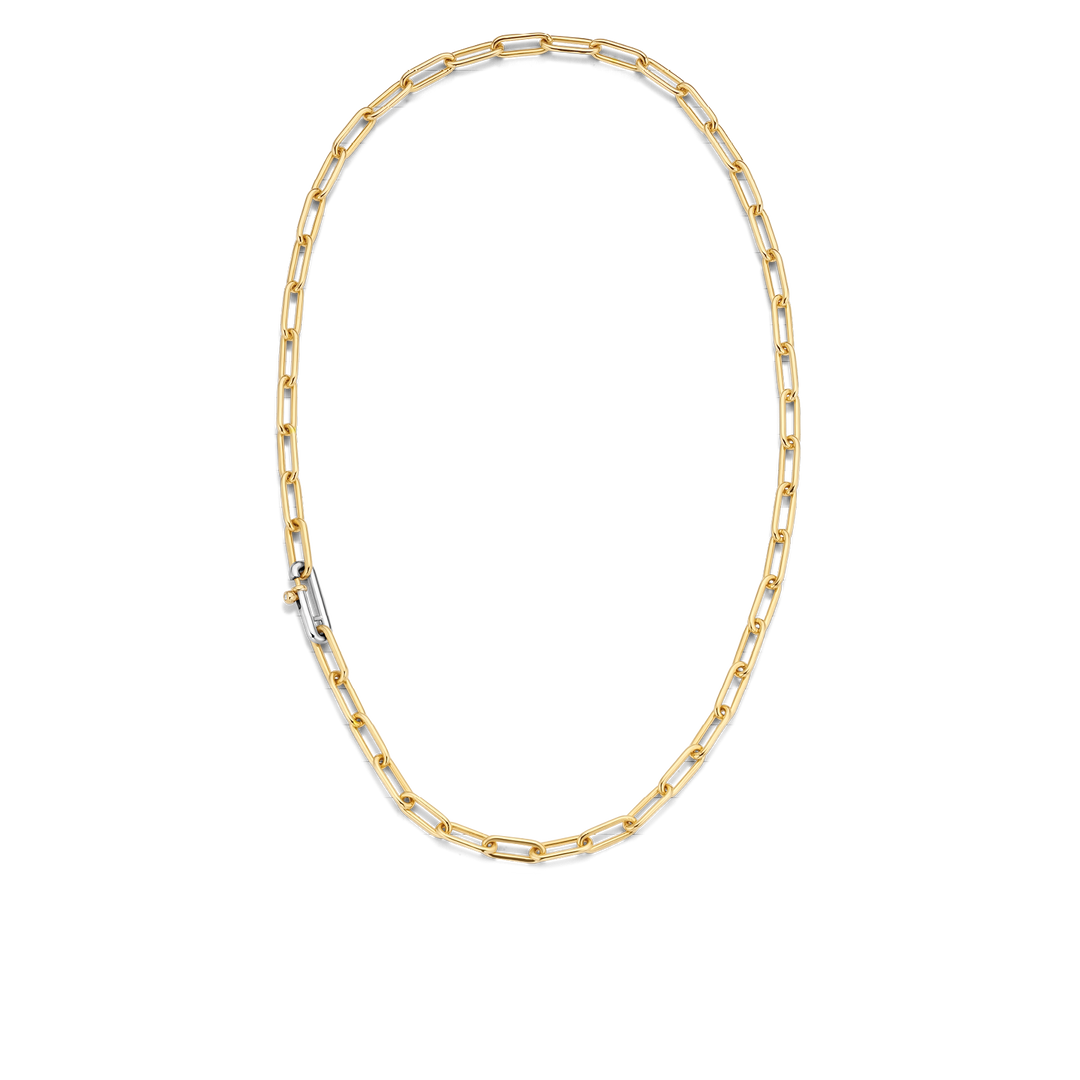 Sterling Silver and 18k Gold Vermeil Chain Necklace l TI SENTO