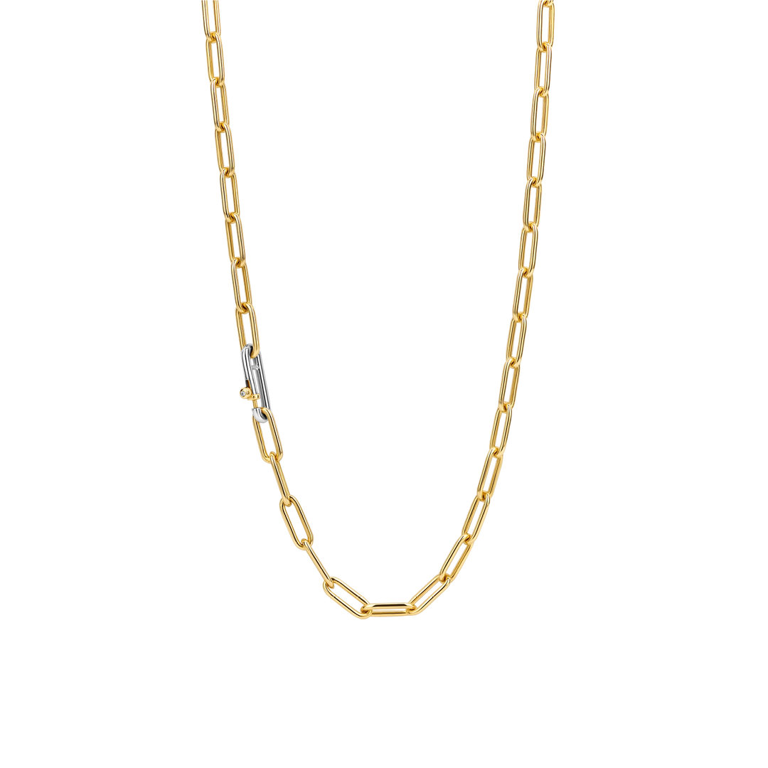 Sterling Silver and 18k Gold Vermeil Chain Necklace l TI SENTO