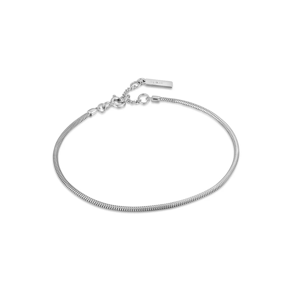 ANIA HAIE Silver Snake Chain Bracelet