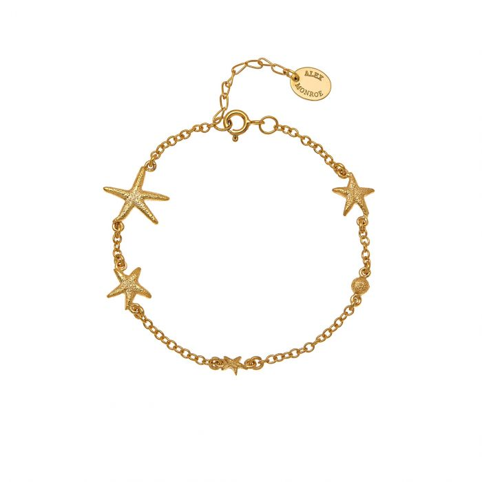 Alex Monroe Starfish Constellation Bracelet l Gold-Plated