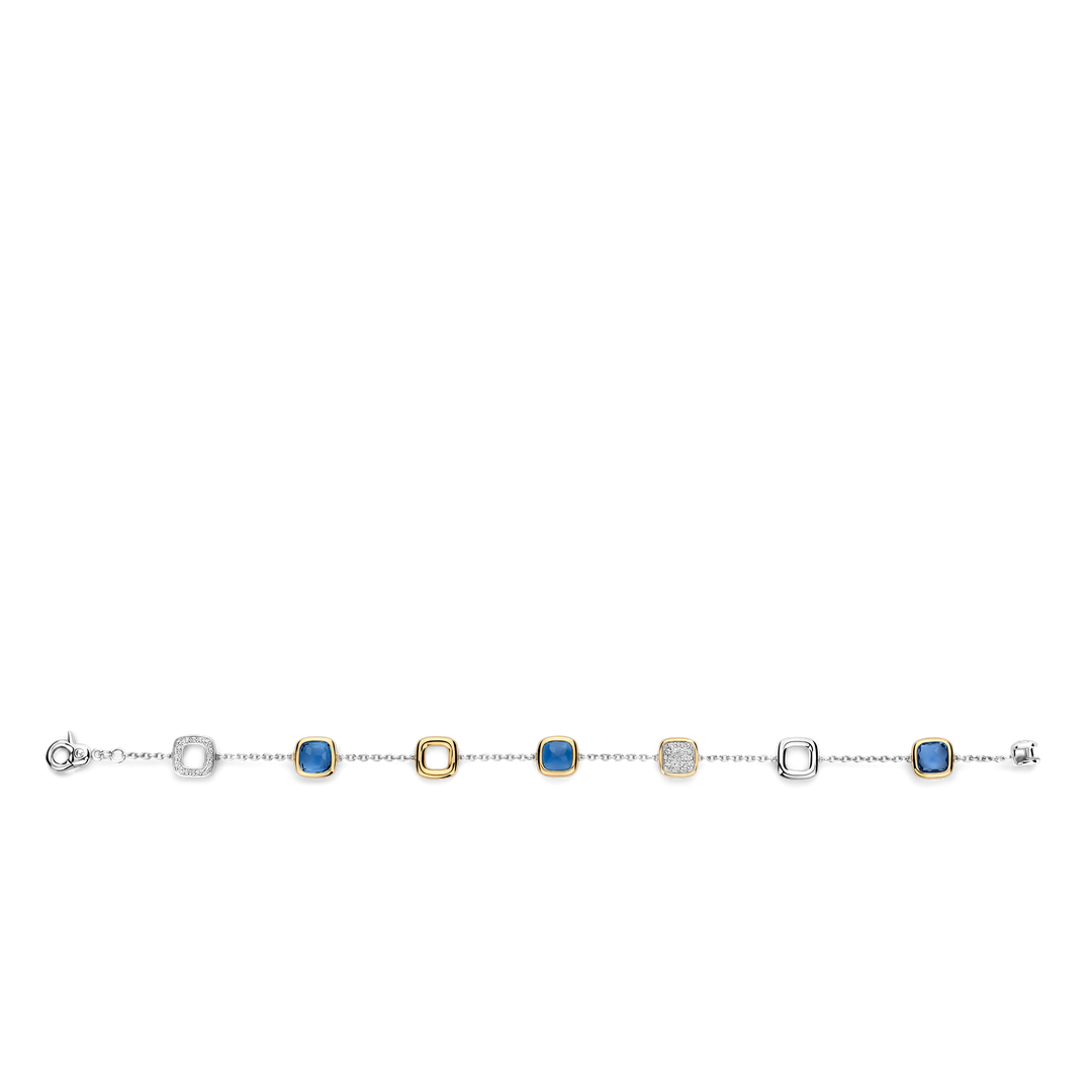 TI SENTO 23080DB Silver and Gold-plate Bracelet l Small