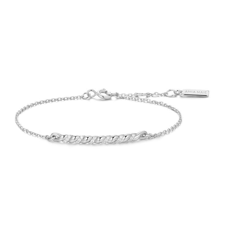 ANIA HAIE Sterling Silver, Twisted Bar Bracelet