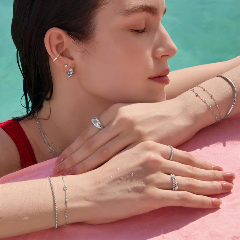 ANIA HAIE Sterling Silver Wave Cuff Bracelet