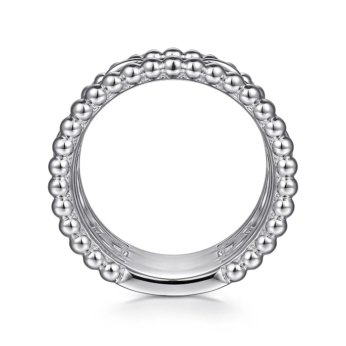 Sterling Silver White Sapphire Easy Stackable Ring l Size 6 1/2